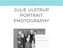 Tablet Screenshot of julieulstrup.com